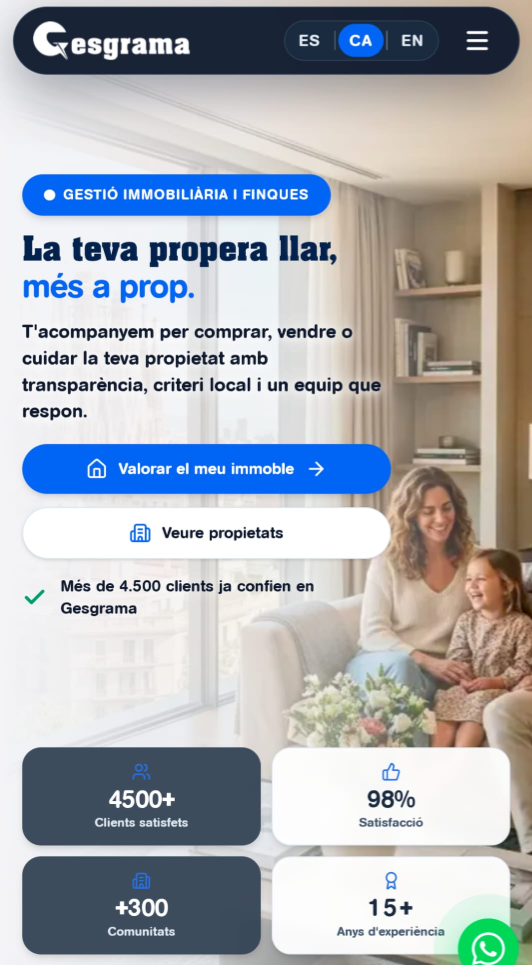 Gesgrama Diseño Web Móvil